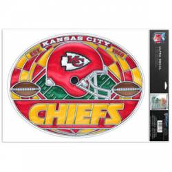 Kansas City Chiefs - Stained Glass 11x17 Ultra Decal