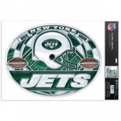 New York Jets - Stained Glass 11x17 Ultra Decal