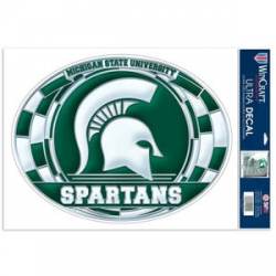 Michigan State University Spartans - Stained Glass 11x17 Ultra Decal