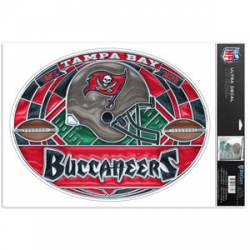 Tampa Bay Buccaneers - Stained Glass 11x17 Ultra Decal