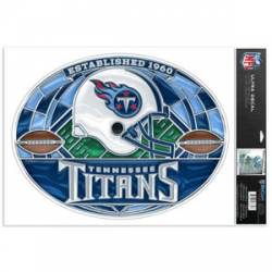 Tennessee Titans - Stained Glass 11x17 Ultra Decal