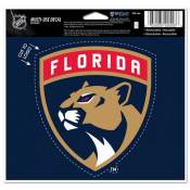 Florida Panthers Shield Logo - 4.5x5.75 Die Cut Ultra Decal