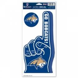 Montana State University Bobcats - Finger Ultra Decal 2 Pack