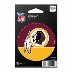 Washington Redskins - 3x3 Round Vinyl Sticker