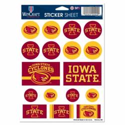 Iowa State University Cyclones - 5x7 Sticker Sheet