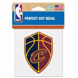 Cleveland Cavaliers Shield Logo - 4x4 Die Cut Decal