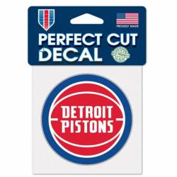 Detroit Pistons - 4x4 Die Cut Decal