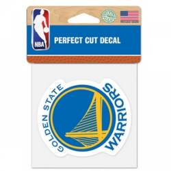 Golden State Warriors 2010-2018 Logo - 4x4 Die Cut Decal
