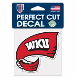 Western Kentucky University Hilltoppers - 4x4 Die Cut Decal