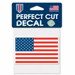 United States of America American Flag - 4x4 Die Cut Decal