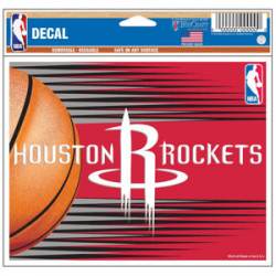 Houston Rockets Basketball Background - 5x6 Ultra Decal