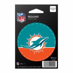 Miami Dolphins - 3x3 Round Vinyl Sticker