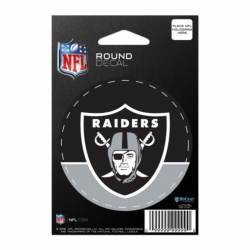 Oakland Raiders - 3x3 Round Vinyl Sticker