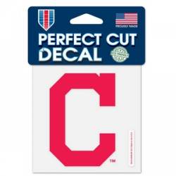 Cleveland Indians C Logo - 4x4 Die Cut Decal