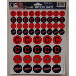 Cleveland Indians - 8.5x11 Sticker Sheet