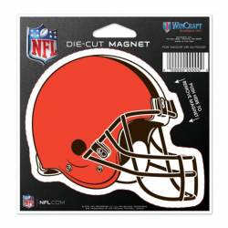 Cleveland Browns Helmet - 4.5" Die Cut Logo Magnet