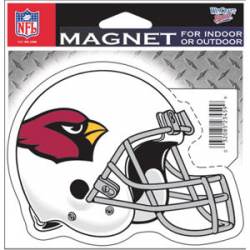 Arizona Cardinals Helmet - 4x4 Die Cut Magnet