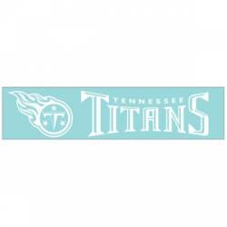 Tennessee Titans - 4x17 White Die Cut Decal