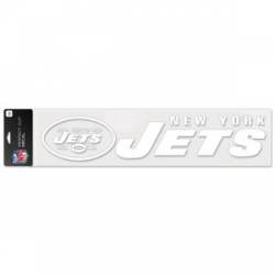 New York Jets - 4x16 White Die Cut Decal