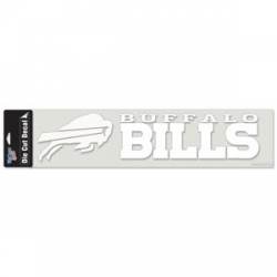 Buffalo Bills - 4x17 White Die Cut Decal