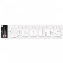 Indianapolis Colts - 4x16 White Die Cut Decal