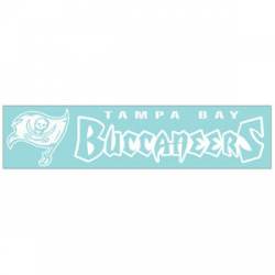 Tampa Bay Buccaneers - 4x17 White Die Cut Decal