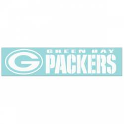 Green Bay Packers - 4x16 White Die Cut Decal
