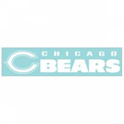 Chicago Bears - 4x17 White Die Cut Decal