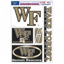 Wake Forest University Demon Deacons - Set of 5 Ultra Decals