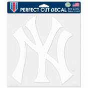 New York Yankees - 8x8 White Die Cut Decal