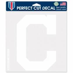 Cleveland Indians - 8x8 White Die Cut Decal
