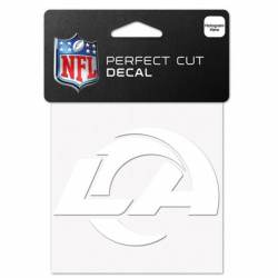 Los Angeles Rams 2020 Logo - 4x4 White Die Cut Decal