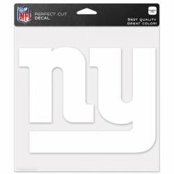 New York Giants - 8x8 White Die Cut Decal