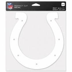 Indianapolis Colts - 8x8 White Die Cut Decal