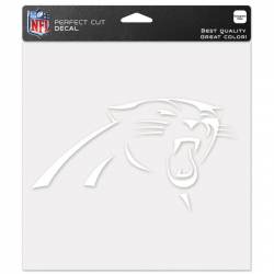 Carolina Panthers Logo - 8x8 White Die Cut Decal