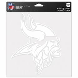 Minnesota Vikings - 8x8 White Die Cut Decal
