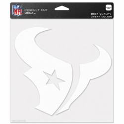 Houston Texans - 8x8 White Die Cut Decal