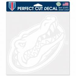 University Of Florida Gators - 8x8 White Die Cut Decal