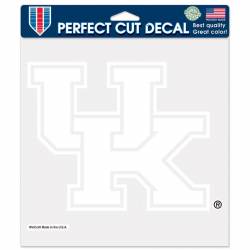 University Of Kentucky Wildcats - 8x8 White Die Cut Decal