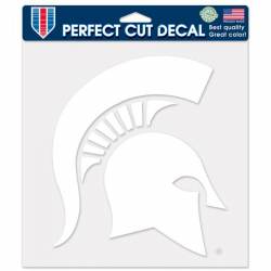 Michigan State University Spartans - 8x8 White Die Cut Decal