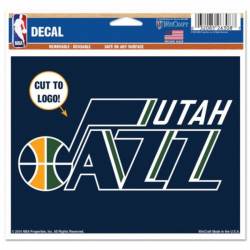 Utah Jazz - 4.5x5.75 Die Cut Multi Use Ultra Decal