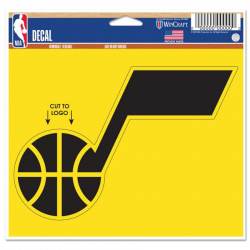 Utah Jazz 2022 Logo - 4x4.5 Die Cut Ultra Decal