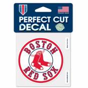 Boston Red Sox Round Logo - 4x4 Die Cut Decal