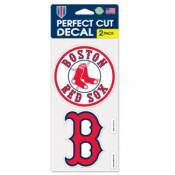 Boston Red Sox Round & B Logo - Set of Two 4x4 Die Cut Decals