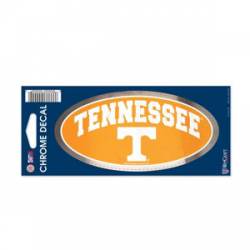 University Of Tennessee Volunteers - 3x7 Oval Chrome Decal