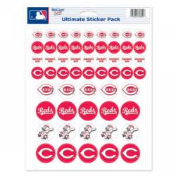 Cincinnati Reds - 8.5x11 Sticker Sheet