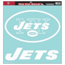 New York Jets - 18x18 White Die Cut Decal