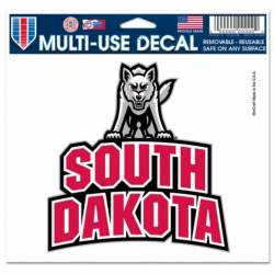 University Of South Dakota Coyotes - 5x6 Ultra Decal