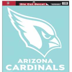 Arizona Cardinals - 18x18 White Die Cut Decal