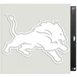 Detroit Lions - 18x18 White Die Cut Decal
